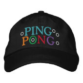 CASQUETTE BRODÉE PING PONG (Devant)