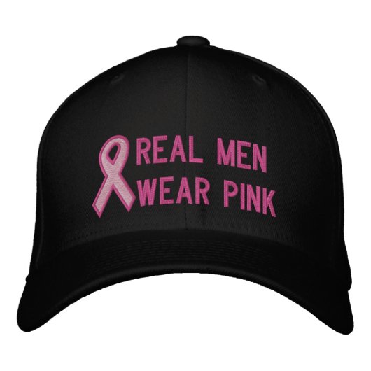 Casquette Brodée Pink Aware Ribbon (Devant)