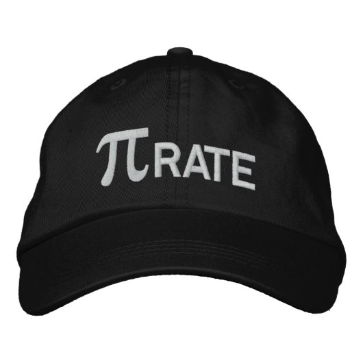 Casquette Brodée Pirate (Devant)