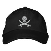 Casquette Brodée Pirate (Devant)