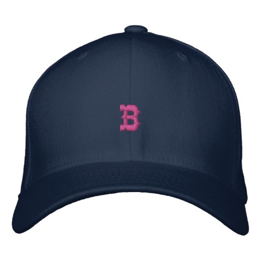 Casquette Brodée PixDezines monogramme, customisez-le (Devant)