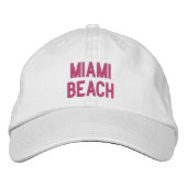 CASQUETTE BRODÉE PLAGE DE MIAMI (Devant)
