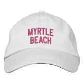 CASQUETTE BRODÉE PLAGE DE MYRTLE (Devant)