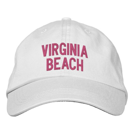 CASQUETTE BRODÉE PLAGE DE VIRGINIA (Devant)