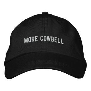 Casquette Brodée Plus de Cowbell