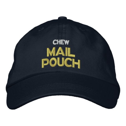 Casquette Brodée Pochette de courrier Chew (Devant)