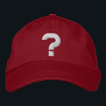 Casquette Brodée point d'interrogation<br><div class="desc">icône de point</div>