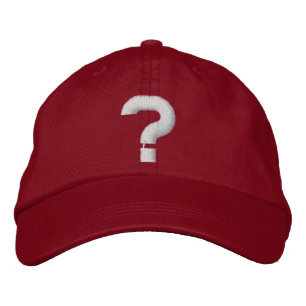 Casquette Brodée point d'interrogation