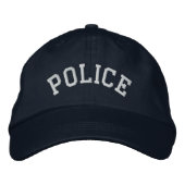 CASQUETTE BRODÉE POLICE (Devant)