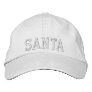 Casquette Brodée Police blanche sur blanche de la police Athletic C