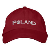 Casquette Brodée Pologne (Devant)