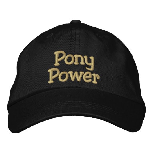 Casquette Brodée Pony Power (Devant)