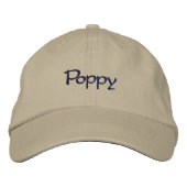 Casquette Brodée Poppy (Devant)