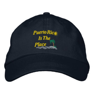 Casquette Brodée Porto Rico Est Le Lieu