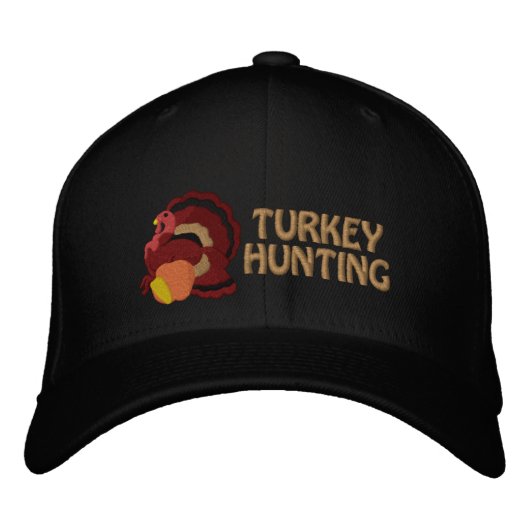 Casquette brodée pour la chasse à la dinde - Perso (Devant)