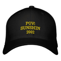 POV SUNSHIN 2002 Brodé Noir