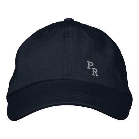Casquette Brodée PR Porto Rico (Devant)