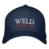 Casquette Brodée Président 2020 de soudure de Bill (Devant)