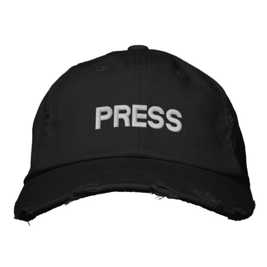 CASQUETTE BRODÉE PRESSE (Devant)