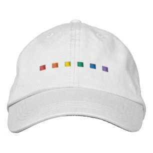 Casquette Brodée Pride couleurs arc-en-ciel lgbtq drapeau gay minim