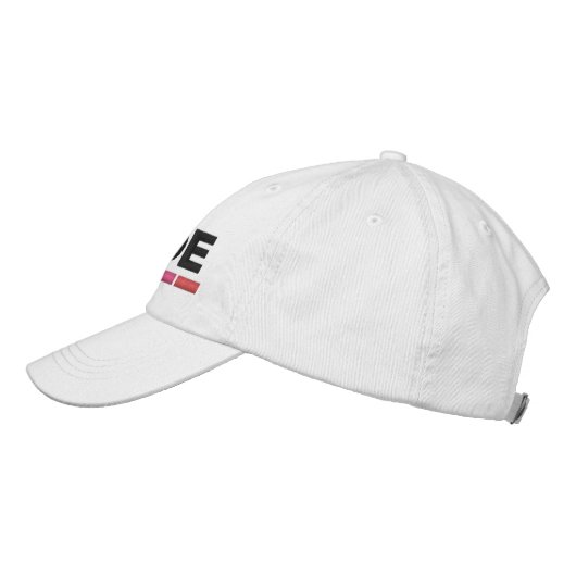 Casquette Brodée Pride lesbienne (Gauche)