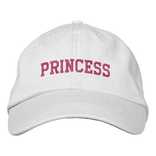 Casquette Brodée Princesse (Devant)