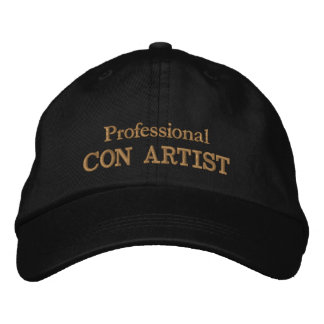 Casquette Brodée Professional CON ARTIST embroidered trucker hat
