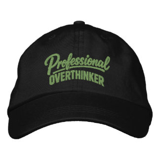 Casquette Brodée Professional Overthinker Funny Humor