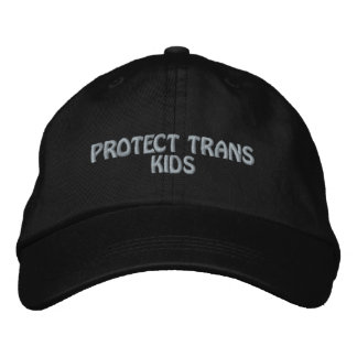 Casquette Brodée protéger les enfants trans 
