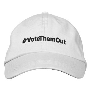Casquette Brodée protestation politique de #VoteThemOut
