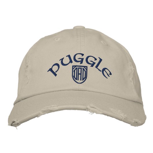 Casquette Brodée Puggle, PDA (Devant)