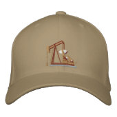 Casquette Brodée Pumpjack d'or (Devant)