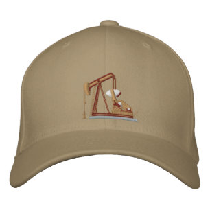 Casquette Brodée Pumpjack d'or