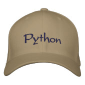 Casquette Brodée Python (Devant)