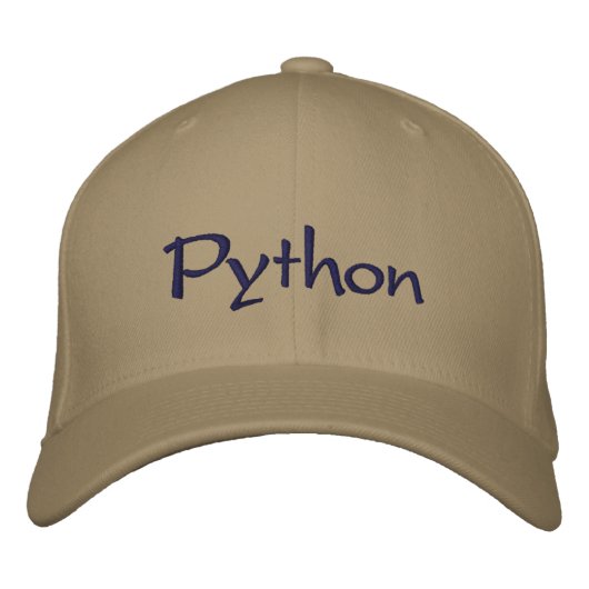 Casquette Brodée Python (Devant)