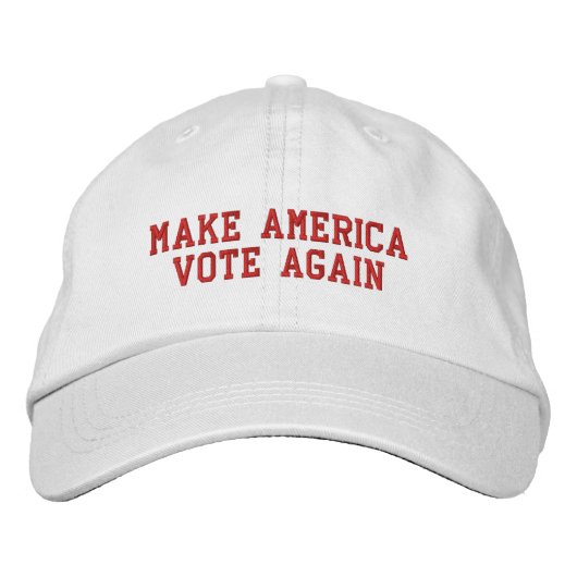 Casquette Brodée Que l'Amérique vote à nouveau (Devant)
