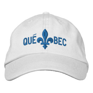 Casquette Brodée Québec Libre Fleur de Lis Symbole de la culture fr