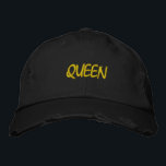 CASQUETTE BRODÉE QUEEN<br><div class="desc">CASQUETTE DE LA REINE</div>