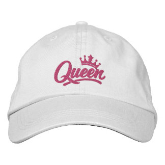 Casquette Brodée Queen With Crown Typography