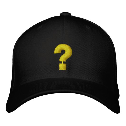 Casquette Brodée Question ? (Devant)