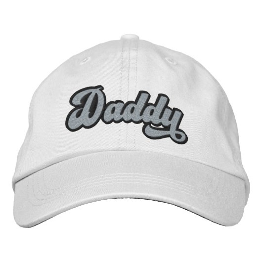 Casquette Brodée Qui est le papa (Devant)
