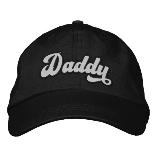 Casquette Brodée Qui est le papa (Devant)