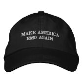 CASQUETTE BRODÉE REFAIRE L'EMO AMÉRICAINE (Devant)