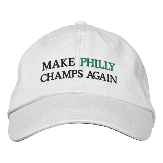 CASQUETTE BRODÉE REFAITES DES CHAMPS PHILLY (Devant)