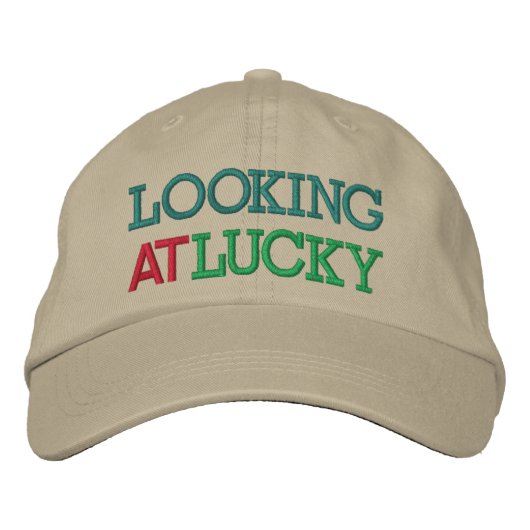 Casquette Brodée Regard sur Lucky (Devant)