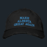 Casquette Brodée Rendez Alberta grand encore, #MAGA, les Canadiens<br><div class="desc">Représentation du soutien de Donald Trump dans au Canada.</div>