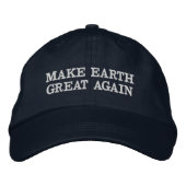 Casquette Brodée Rendez la terre grande encore (Devant)