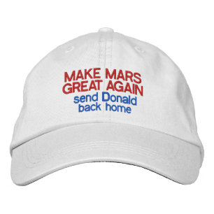 Casquette Brodée Rendre la grandeur de Mars à nouveau drôle Anti Do