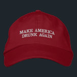 Casquette Brodée Rendre l'Amérique encore plus drôle<br><div class="desc">Rendre L'Amérique Drunk Encore Un Casquette Drôle.</div>