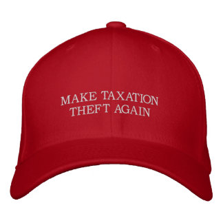 Casquette Brodée Renouveler le vol d'impôt
